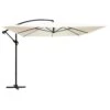 Parasol Déporté Carré 3x3m Aluminium écru -VIDAXL || SuperFish || Konstsmide Soldes Boutique 0811e0842e699213
