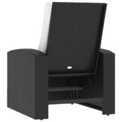 VIDAXL Fauteuil Inclinable De Jardin Avec Coussins Noir Résine Tressée -VIDAXL || SuperFish || Konstsmide Soldes Boutique 0d6b6ea52cbc4b5b