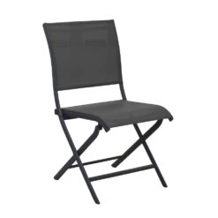 Chaise élégance Pliante Graphite