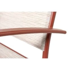 Fauteuil Empilable Ligne ARIES En Aluminium & Toile Coloris Terracotta -VIDAXL || SuperFish || Konstsmide Soldes Boutique 1044374 003