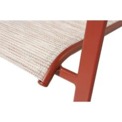 Fauteuil Empilable Ligne ARIES En Aluminium & Toile Coloris Terracotta -VIDAXL || SuperFish || Konstsmide Soldes Boutique 1044374 004