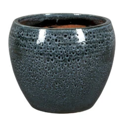 Pot émaillée Misty Indigo MZ Noir - D.37xH.31cm