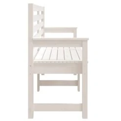 VIDAXL Banc De Jardin Blanc 159,5x48x91,5 Cm Bois Massif De Pin 13 VIDAXL Banc De Jardin Blanc 159,5x48x91,5 Cm Bois Massif De Pin -VIDAXL || SuperFish || Konstsmide Soldes Boutique 11f2e4e85e5df26e