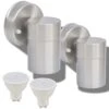 VIDAXL Applique Murale Led D'extérieur 2 Pcs Acier -VIDAXL || SuperFish || Konstsmide Soldes Boutique 1b227bc9dd67a40f