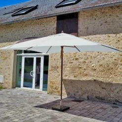 Parasol Droit 4x3 M écru Pegasia