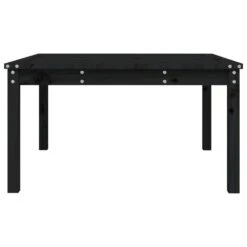 VIDAXL Table De Jardin Noir 82,5x82,5x45 Cm Bois Massif De Pin -VIDAXL || SuperFish || Konstsmide Soldes Boutique 2506fad9c497db53