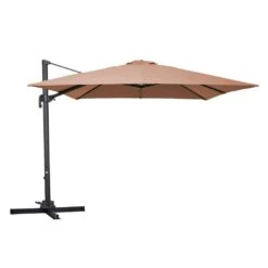 Parasol Déporté Carré 3 X 3m En Aluminium Taupe -VIDAXL || SuperFish || Konstsmide Soldes Boutique 32e9d47b31d8458f