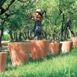 Cuvier Contemporain En Terre Cuite Ø 47 X H. 48cm -VIDAXL || SuperFish || Konstsmide Soldes Boutique 340892 010