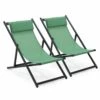 Lot De 2 Transats En Aluminium Vert -VIDAXL || SuperFish || Konstsmide Soldes Boutique 36f994f6cf3fcfce