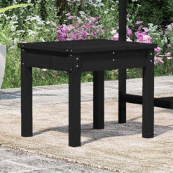 VIDAXL Banc De Jardin Noir 50x44x45 Cm Bois Massif De Pin -VIDAXL || SuperFish || Konstsmide Soldes Boutique 3a8ed8321058340d