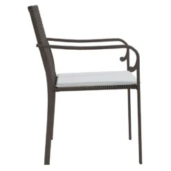 VIDAXL Chaises De Jardin Et Coussins Lot De 6 Marron 56x59x84 Cm Rotin -VIDAXL || SuperFish || Konstsmide Soldes Boutique 4008b8d6d3b52479