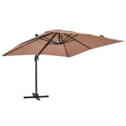 Parasol Déporté 3x3m Et 4 Dalles à Remplir Aluminium Taupe -VIDAXL || SuperFish || Konstsmide Soldes Boutique 409a6402ff7af9bd