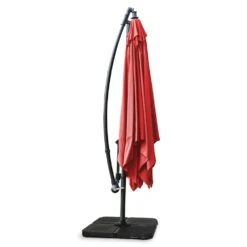 Parasol Déporté Carré 3x3m Aluminium Rouge -VIDAXL || SuperFish || Konstsmide Soldes Boutique 4d9ff2005ea3645a