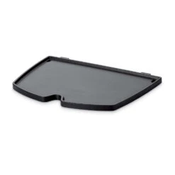 Weber Plancha Pour Barbecue Q 100/1000 En Fonte émaillée Noire - 21,5x16 Cm
