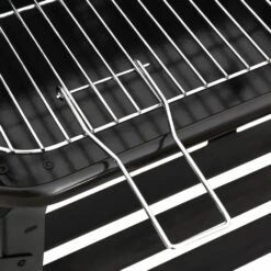 VIDAXL Barbecue Au Charbon De Bois Avec Roues Noir Acier -VIDAXL || SuperFish || Konstsmide Soldes Boutique 5066ce4bf68fad77