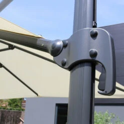 Parasol Déporté Carré 3 X 3m En Aluminium écru -VIDAXL || SuperFish || Konstsmide Soldes Boutique 52a328005cd5e908