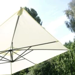 Parasol Déporté Carré 3x3m Aluminium écru -VIDAXL || SuperFish || Konstsmide Soldes Boutique 614502a6b163fd87