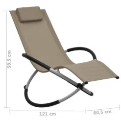 VIDAXL Chaise Longue Pour Enfants Acier Taupe -VIDAXL || SuperFish || Konstsmide Soldes Boutique 627a6e949c0869.64580158