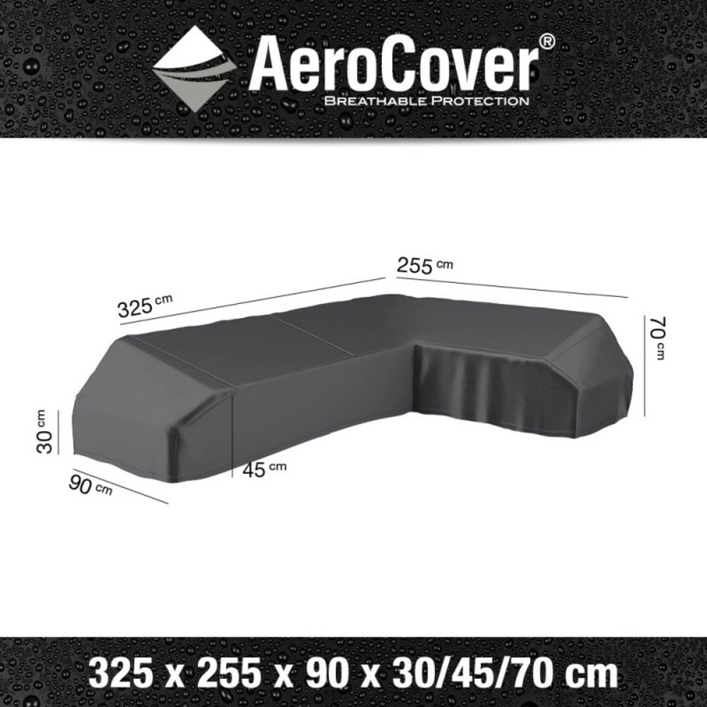 Aerocover Housse De Protection Pour Salon De Jardin Angle L325 Cm 4 Aerocover Housse De Protection Pour Salon De Jardin Angle L325 Cm – Image 2