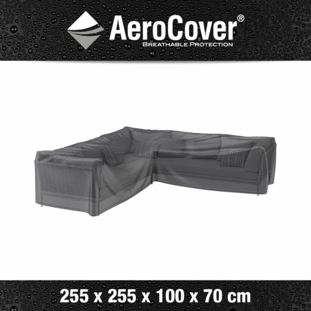 Aerocover Housse De Protection Pour Salon De Jardin D'angle L255 X 100 Cm 5 Aerocover Housse De Protection Pour Salon De Jardin D'angle L255 X 100 Cm – Image 3