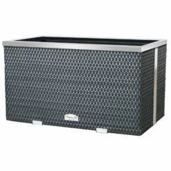 Jardinière En Résine Tressée Avec Cadre En Aluminium 70 X 38 X 40 Cm -VIDAXL || SuperFish || Konstsmide Soldes Boutique 6345b9fb0e5762.71428193