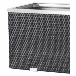 Jardinière En Résine Tressée Avec Cadre En Aluminium 70 X 38 X 40 Cm -VIDAXL || SuperFish || Konstsmide Soldes Boutique 6345b9fb1743c7.38554230