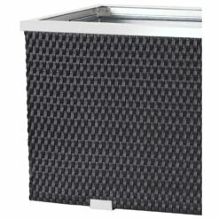 Jardinière En Résine Tressée Avec Cadre En Aluminium 98 X 25 X 34 Cm -VIDAXL || SuperFish || Konstsmide Soldes Boutique 6345bd70059006.34617891