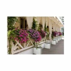 Jardinière En Résine Tressée 46 X 46 X 46 Cm -VIDAXL || SuperFish || Konstsmide Soldes Boutique 6345bd89e73474.37080221