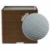 Jardinière En Résine Tressée 46 X 46 X 46 Cm 2 Jardinière En Résine Tressée 46 X 46 X 46 Cm -VIDAXL || SuperFish || Konstsmide Soldes Boutique 6345bd89f33356.42310779