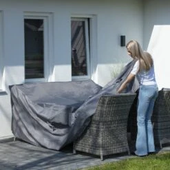 Madison Housse De Meubles D'extérieur 180 X 190 X 85 Cm Gris -VIDAXL || SuperFish || Konstsmide Soldes Boutique 6364b90da98c77.33410791