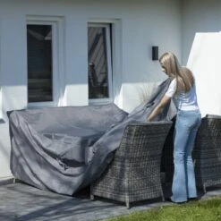 Madison Housse De Meubles D'extérieur 130 X 130 X 85 Cm Gris 12 Madison Housse De Meubles D'extérieur 130 X 130 X 85 Cm Gris -VIDAXL || SuperFish || Konstsmide Soldes Boutique 6364b90ec8da03.66452659