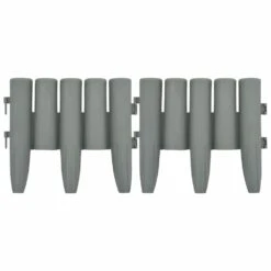 VIDAXL Bordures De Pelouse 36 Pcs Gris 10 M Pp -VIDAXL || SuperFish || Konstsmide Soldes Boutique 639c623b6a2930.16726789