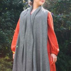 Etole / Pashmina Femme Gris Foncé