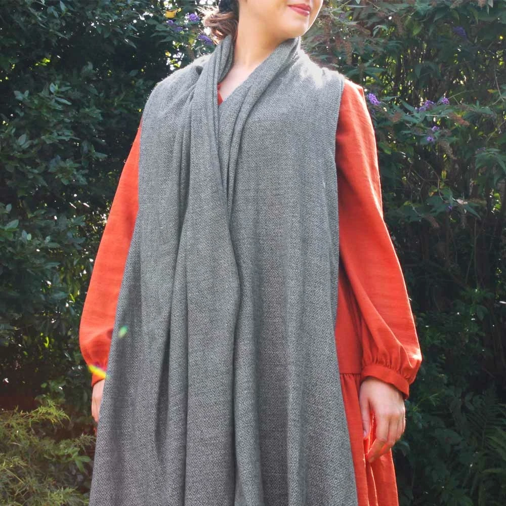 Etole / Pashmina Femme Gris Foncé 3 Etole / Pashmina Femme Gris Foncé