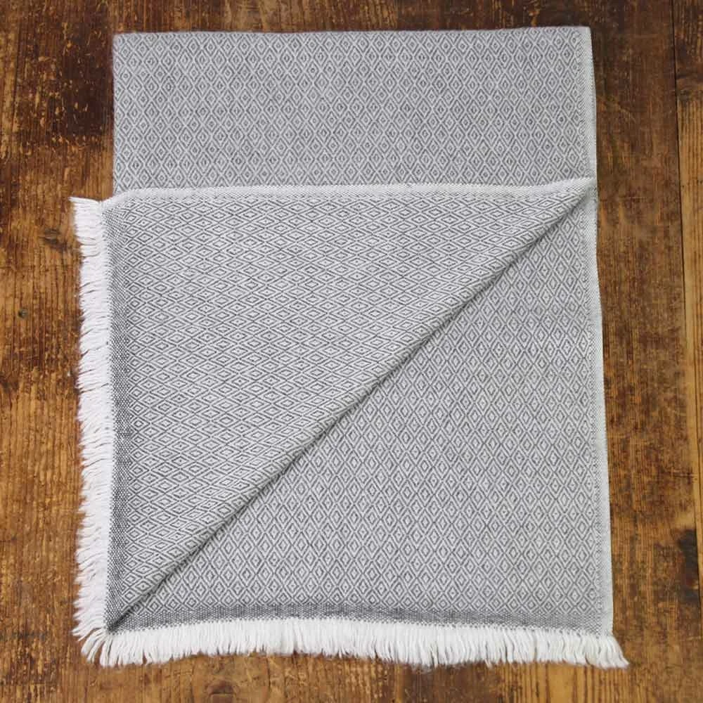 Etole / Pashmina Femme Gris Foncé 7 Etole / Pashmina Femme Gris Foncé – Image 5