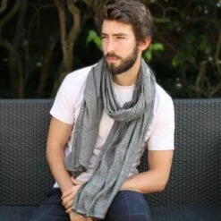 Echarpe Cachemire Et Laine Gris Foncé -VIDAXL || SuperFish || Konstsmide Soldes Boutique 63c159627e22d9.16758002