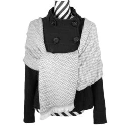 Etole / Pashmina Femme Gris Souris -VIDAXL || SuperFish || Konstsmide Soldes Boutique 63c1596386cb08.40440398