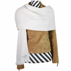 Etole / Pashmina Femme Beige Amande