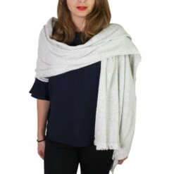Etole / Pashmina Femme Gris Argenté -VIDAXL || SuperFish || Konstsmide Soldes Boutique 63c159688db4b0.86808158