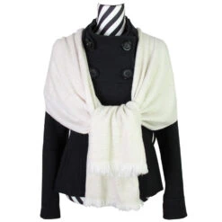 Pashmina Cachemire Beige Amande -VIDAXL || SuperFish || Konstsmide Soldes Boutique 63c1596a5a2cc4.27111873