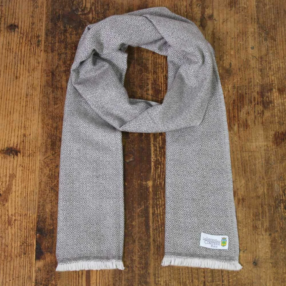 Echarpe Cachemire Et Laine Marron 4 Echarpe Cachemire Et Laine Marron – Image 2