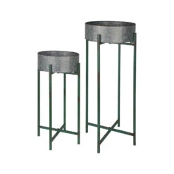ESSCHERT DESIGN Jardinière Sur Pied En Zinc Intérieure Extérieure (lot De 2) Rondes - 2,7 / 3,8 8 ESSCHERT DESIGN Jardinière Sur Pied En Zinc Intérieure Extérieure (lot De 2) Rondes - 2,7 / 3,8 -VIDAXL || SuperFish || Konstsmide Soldes Boutique 63c93b85e98a75.15622458