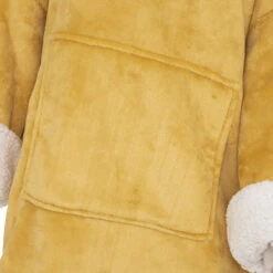 Plaid Sweat Flan Ocre S-m - Atmosphera -VIDAXL || SuperFish || Konstsmide Soldes Boutique 63e63556108d55.65375138