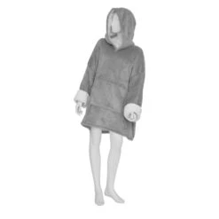 Plaid Sweat Flan Gris S-m - Atmosphera