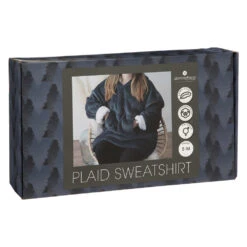 Plaid Sweat Flan Bleu S-m - Atmosphera -VIDAXL || SuperFish || Konstsmide Soldes Boutique 63e6355a099847.87247202