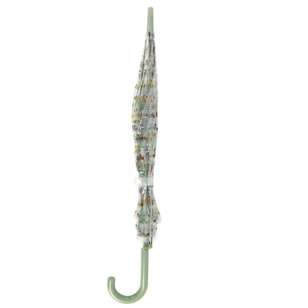 ESSCHERT DESIGN Parapluie Transparent Imprimé Abeilles 5 ESSCHERT DESIGN Parapluie Transparent Imprimé Abeilles – Image 3