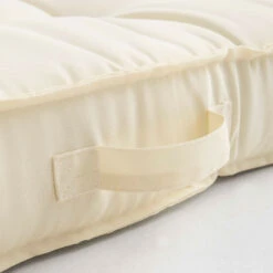 Coussin De Sol Ou D'assise Matelassé Polyester écru 120 X 80 X 12cm -VIDAXL || SuperFish || Konstsmide Soldes Boutique 6415c6be3ff350fa