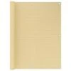 VIDAXL Écran De Balcon Beige 120x600 Cm Pehd -VIDAXL || SuperFish || Konstsmide Soldes Boutique 641db0c9b65f37.22214405