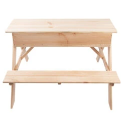 ESSCHERT DESIGN Table Pique Nique Enfant Bac à Sable