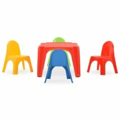VIDAXL Ensemble De Table Et Chaises Pour Enfants Pp -VIDAXL || SuperFish || Konstsmide Soldes Boutique 641f112aaf6bf0.76391270